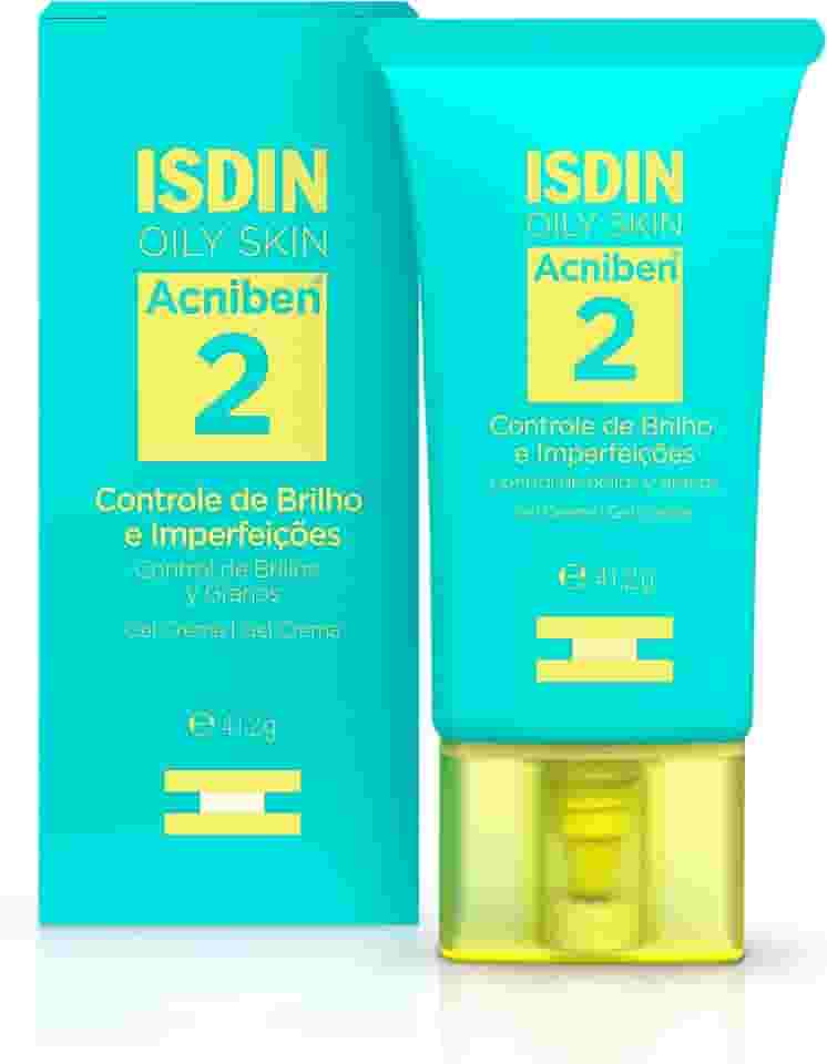 ISDIN Acniben Gel Creme Hidratante Facial Controle de Brilho e Imperfeições - 41,2g