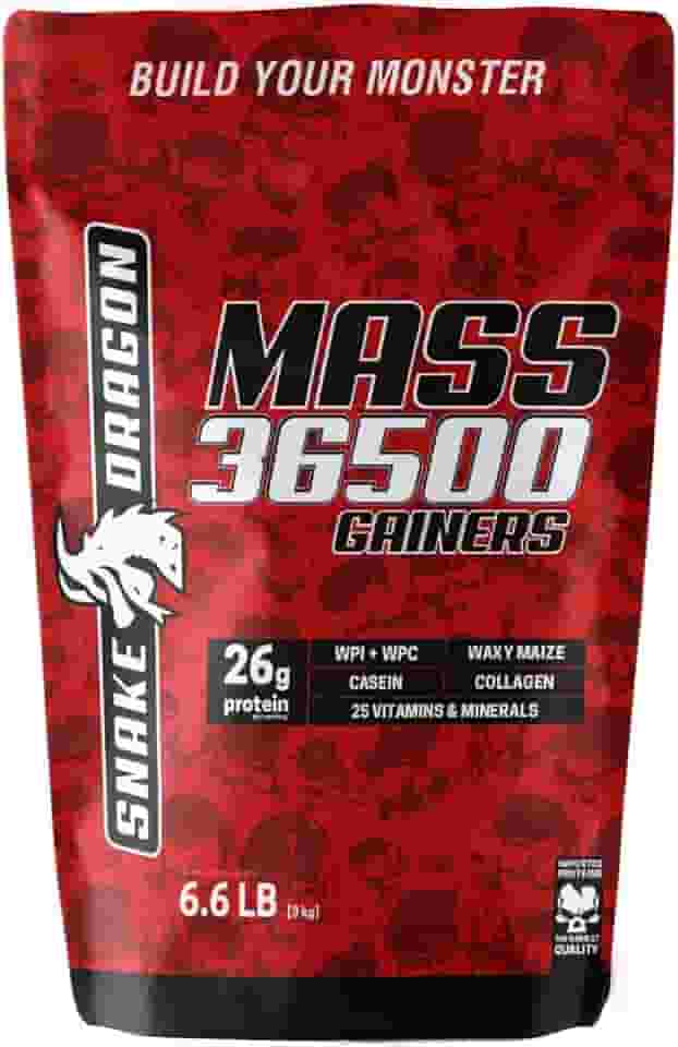 Hipercalorico Refil 3Kg Mass 36500 Gainers Whey Isolado Concentrado (3Kg, Sorvete de Baunilha)