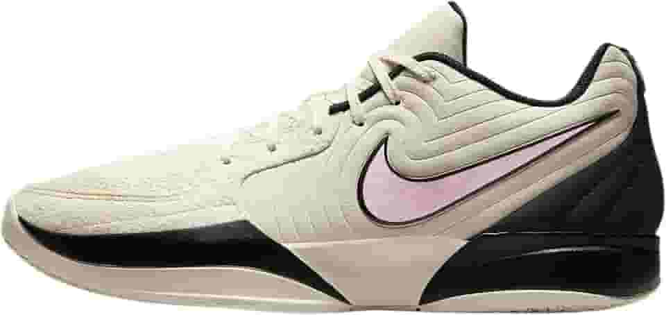 Tênis de basquete Ja 2 (FD7328-100, leite de coco/preto/ágata damasco/espuma rosa)