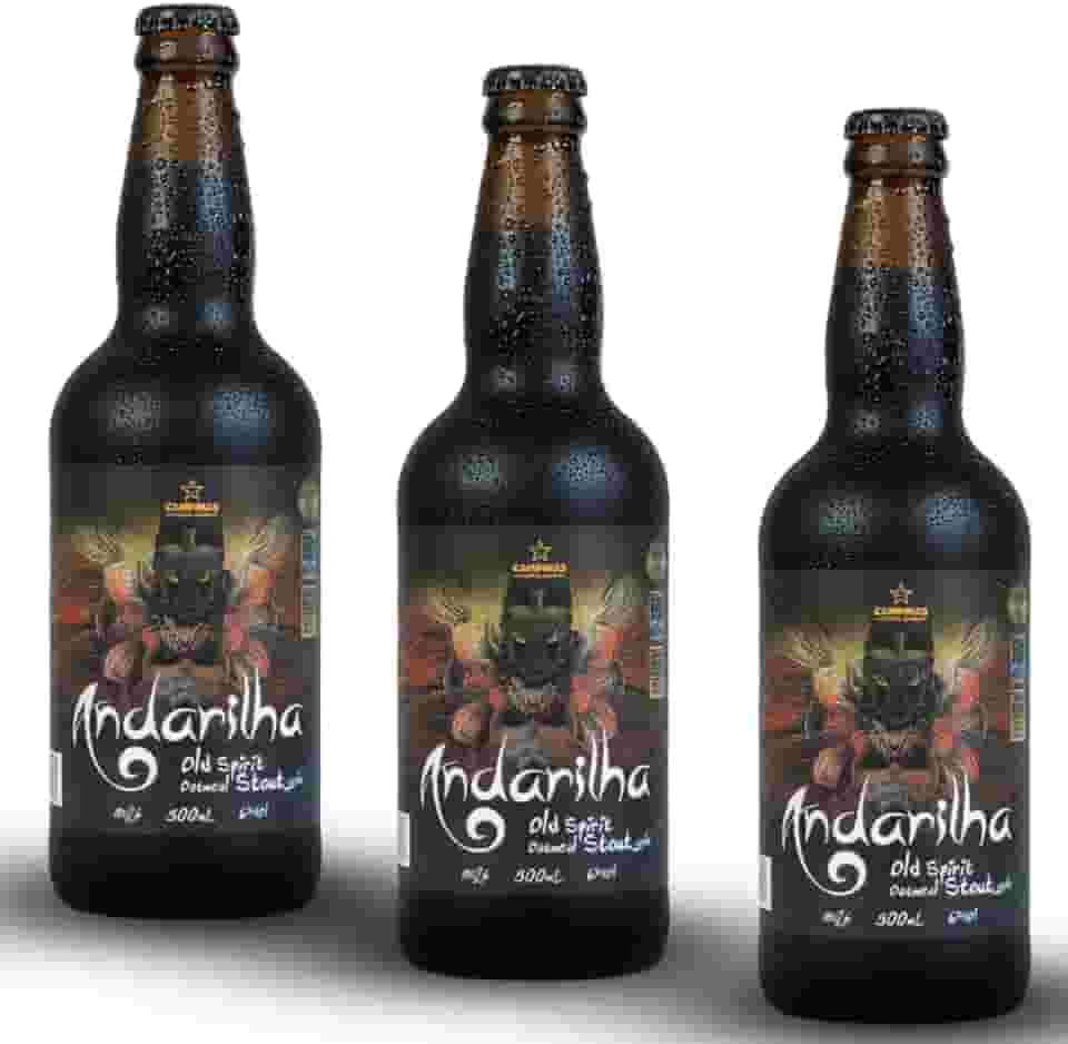 Cerveja Campinas Stout Andarilha 500ml - 3 unidades