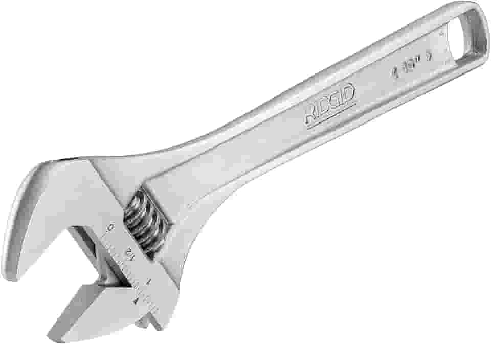 RIDGID 86912 Chave ajustável de 25,4 cm, prata, pequena