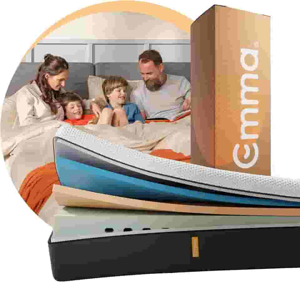 Colchão King Emma Original – 10 anos de garantia, qualidade premiada ao redor do mundo – (193x203cm).