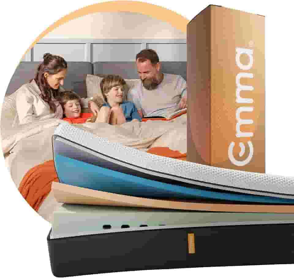 Colchão King Emma Original – 10 anos de garantia, qualidade premiada ao redor do mundo – (193x203cm).