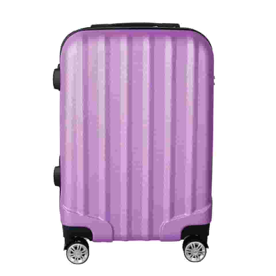 Mala de Viagem de Bordo Silent Noronha 10kg - Padrão ANAC | Rígida em ABS | 4 Rodas Duplas 360° | Cadeado Numérico Integrado | Leve e Resistente (Lilás Candy)