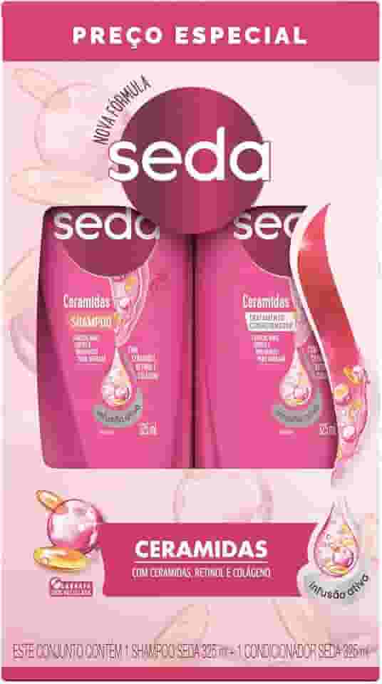 Seda Kit Shampoo E Condicionador 325 Ml Sos Ceramidas