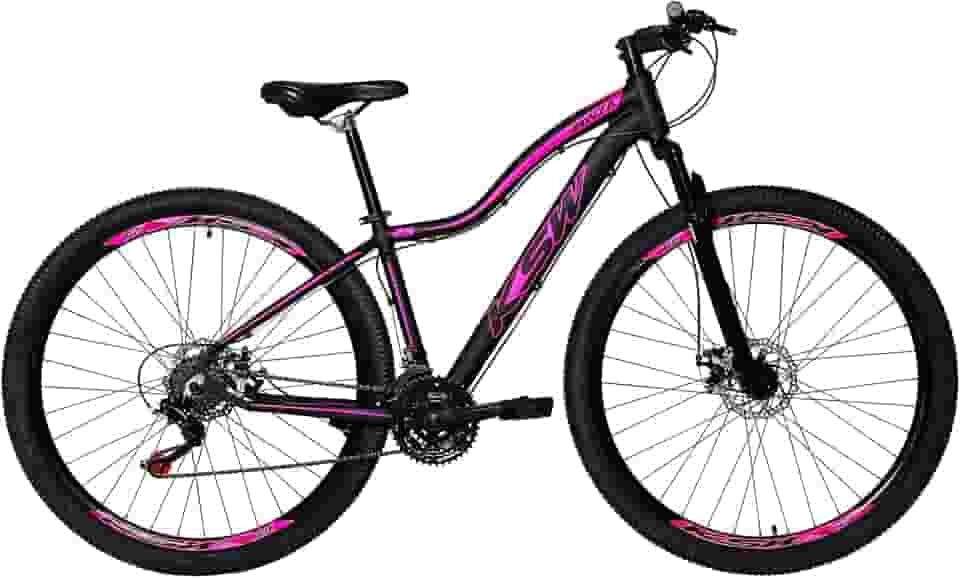 Bicicleta Feminina Aro 29 Ksw Mwza Alumínio 24v Freio a Disco Garfo Suspensão