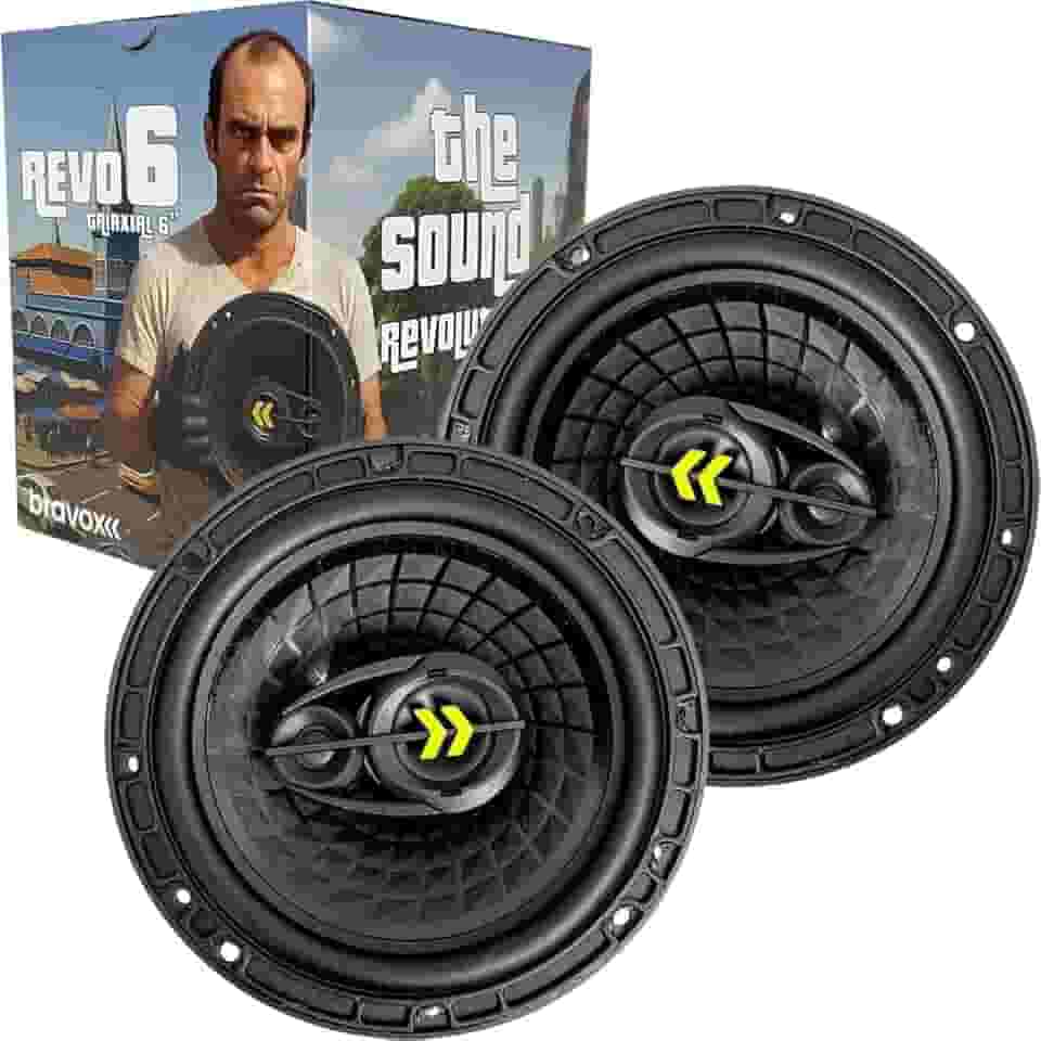 Alto Falante 6" Triaxial Bravox REVO6 140W RMS 4 Ohms O Par