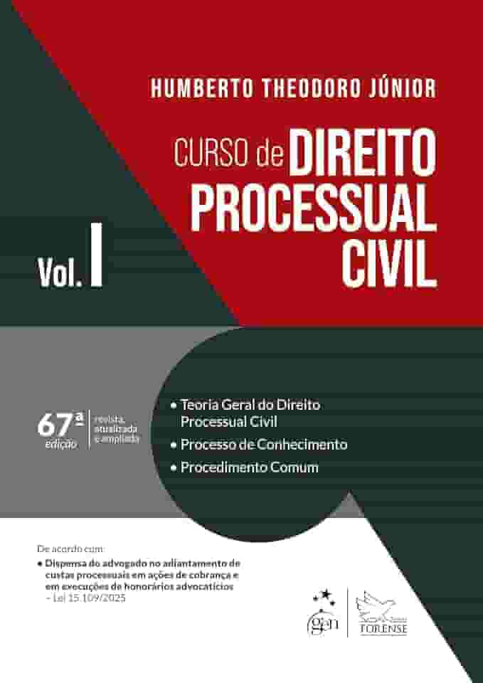 Curso de Direito Processual Civil Vol.1 - 67ª Edição 2026