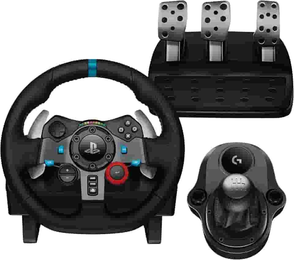 Combo Volante, Pedais e Cambio Logitech G29 SE Driving Force para PS5, PS4, PS3 e PC