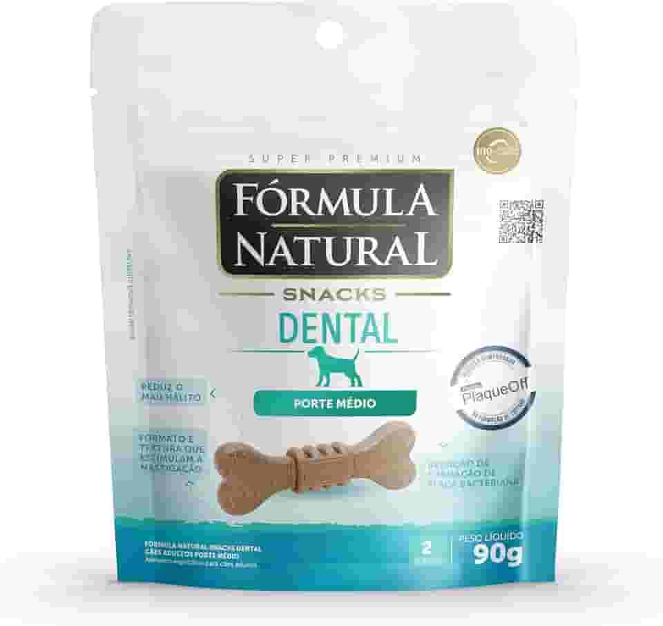 Fórmula Natural Snacks Dental Para Cães Adultos De Médio Porte 90g
