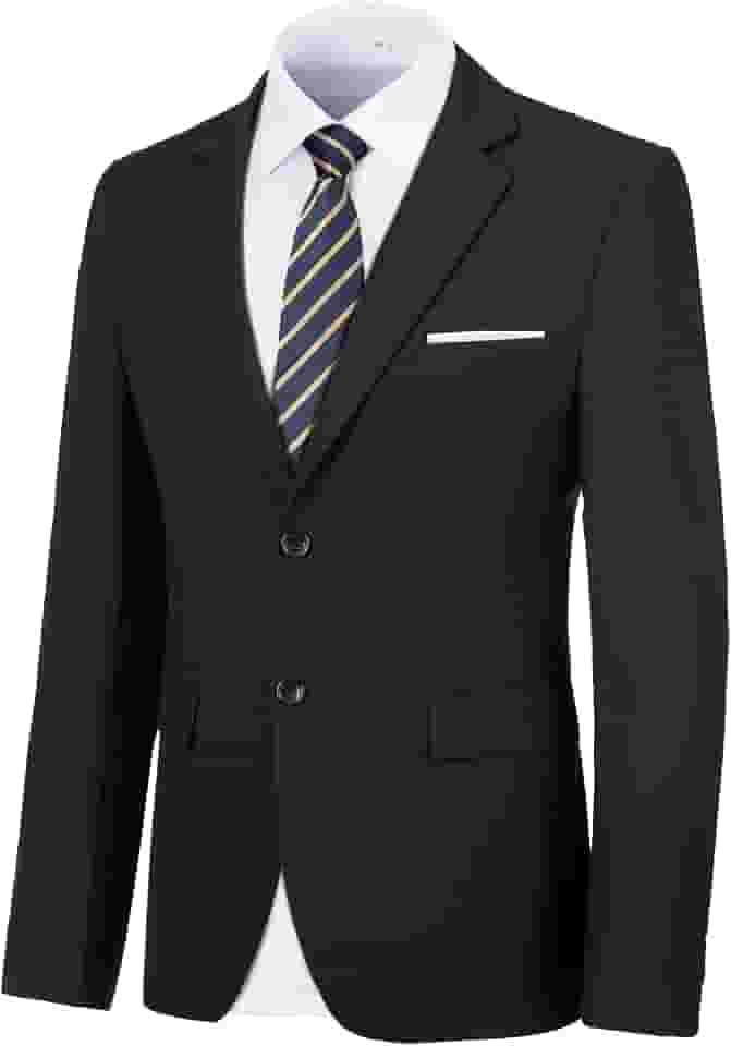 Blazer masculino com 2 botões, caimento justo, formal, para negócios, casamento, festa de formatura