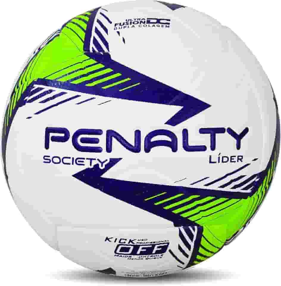 Bola Penalty Society Líder XXIV - Branco/verde/azul