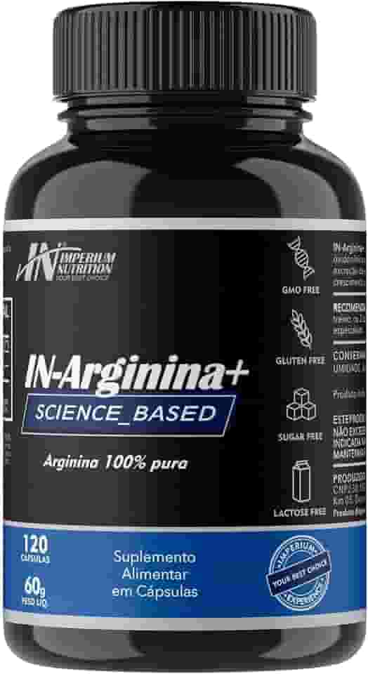 IN-Arginina+ (Arginina Vasodilatador 120 Cápsulas) - Imperium Nutrition