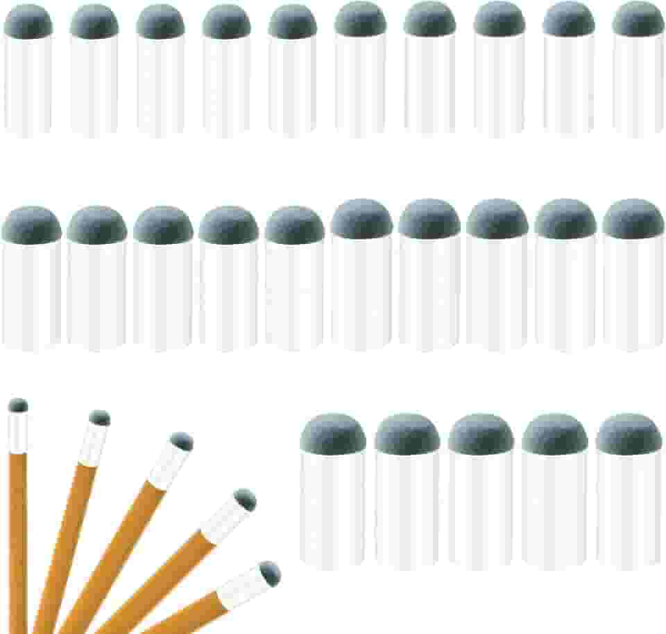 25 peças de pontas de taco de sinuca, kit de substituição de pontas de taco de bilhar 9 mm, 10 mm, 11 mm, 12 mm, 13 mm, 13 mm, kit de reparo de tacos de bilhar, acessórios de mesa de sinuca, 5