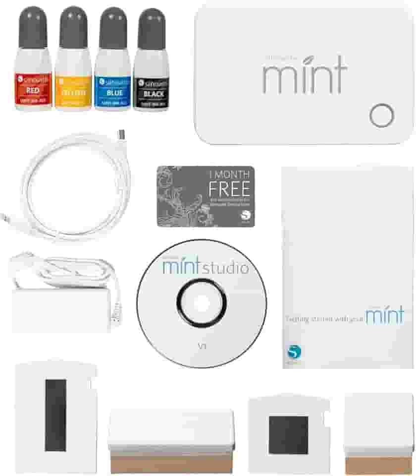 Silhouette America, Impressora personalizada Silhouette Mint (branca) 10 x 10 cm