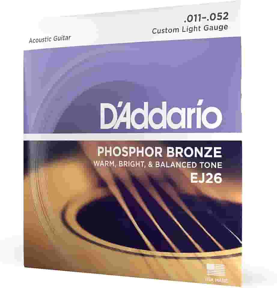 Encordoamento Para Violão Aço .011-.052 D'Addario Phosphor Bronze EJ26