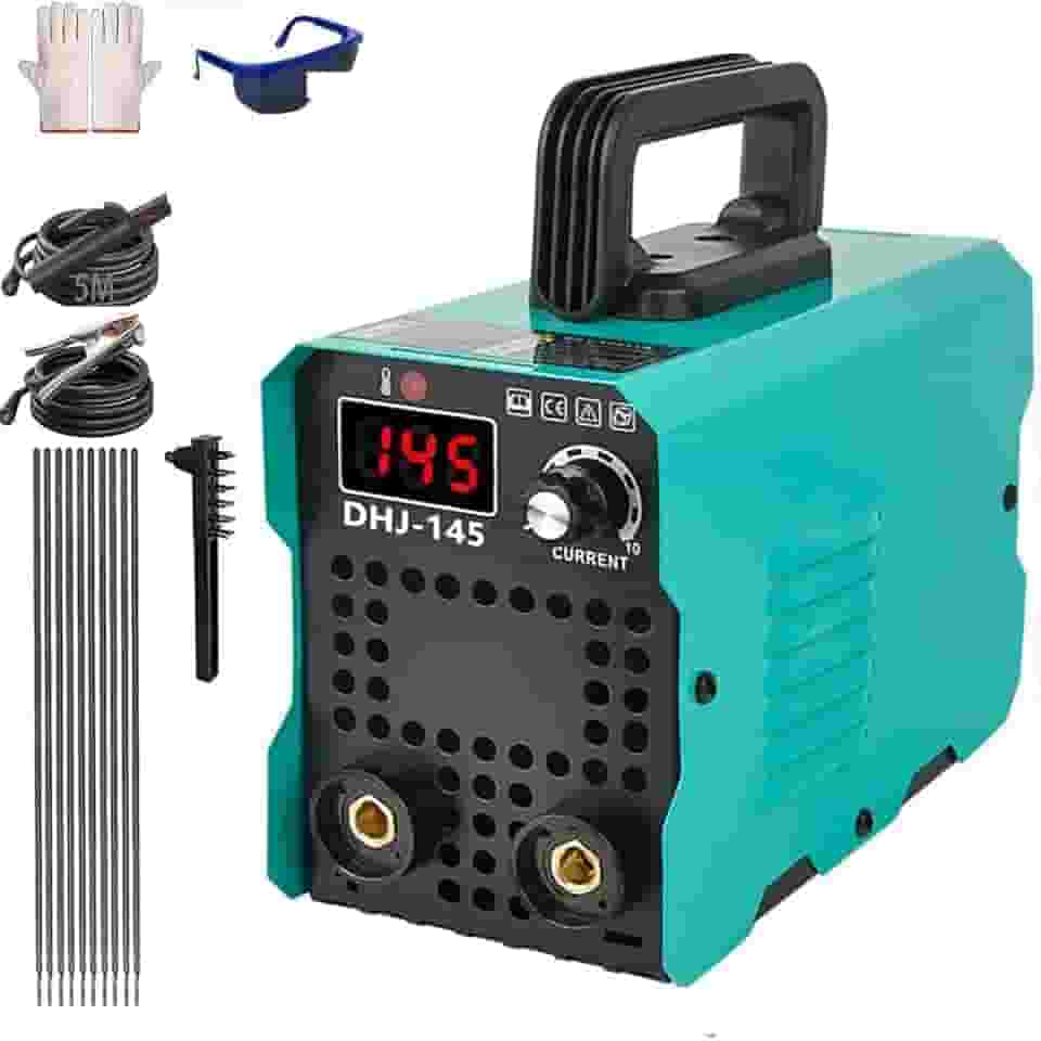 Máquina De Solda Inversora,120A Maquina De Solda Inversora Elétrica Eletrodo Mma,Máquina de Solda Portátil,Soldagem Rápida e Digital, Para Aço Carbono e Inox