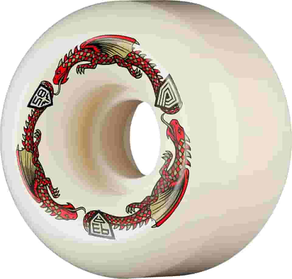 Powell Peralta Rodas de skate Dragon Formula 93A, ossos de rato, 58 mm x 33 mm