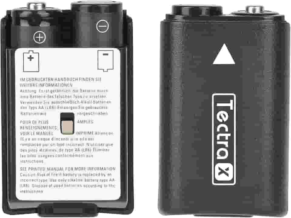 Tectra Bateria de substituição para Xbox 360, pacote de 4 pilhas AA Ni-MH recarregáveis + carregador LCD com capas traseiras de bateria para controle sem fio Xbox 360