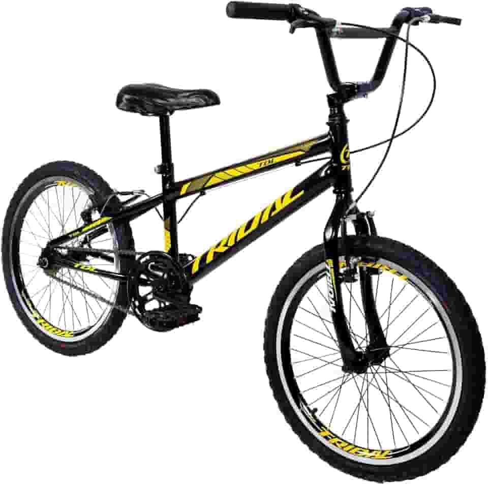 Bicicleta Infantil Aro 20 Bmx Cross Tridal Bike Freios V-Brake
