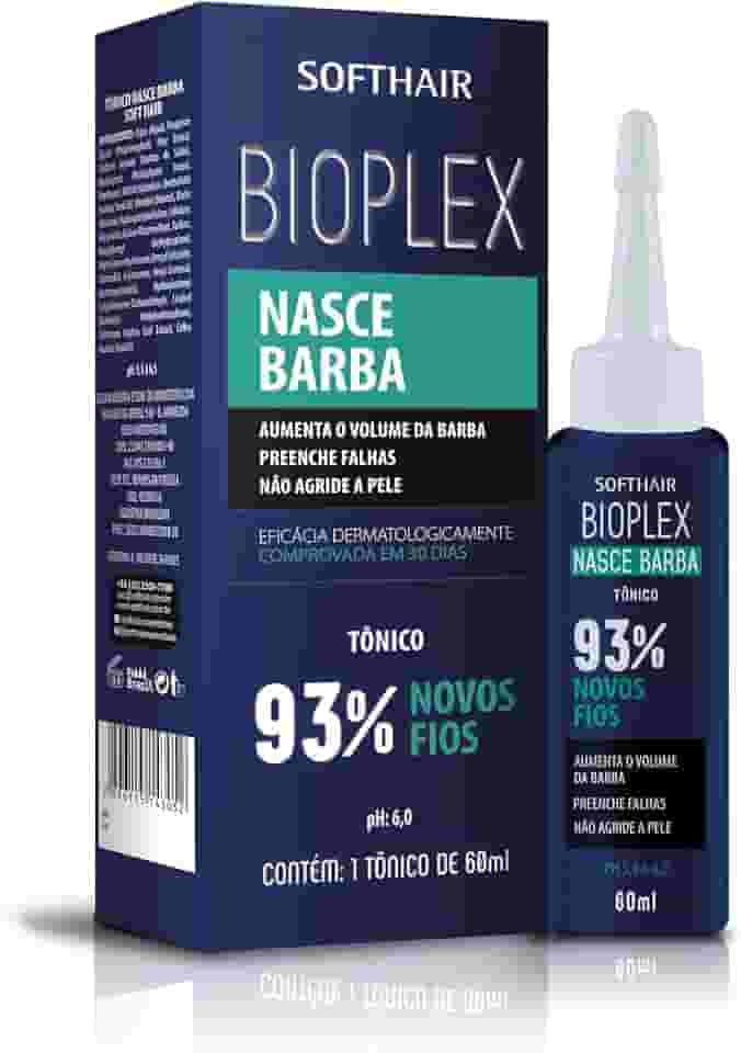 Tônico Nasce Barba Bioplex SoftHair - 60ml, Soft Hair