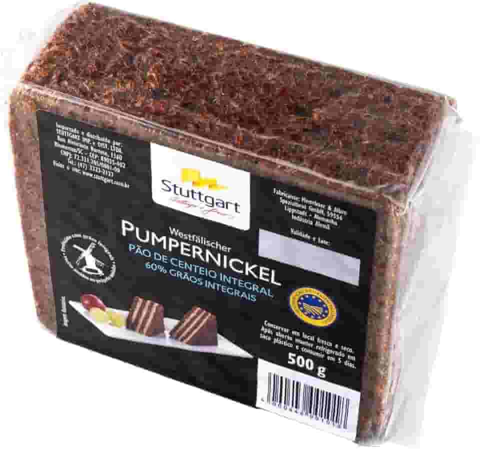 Pão Pumpernickel Stuttgart 500g (centeio integral e malte)