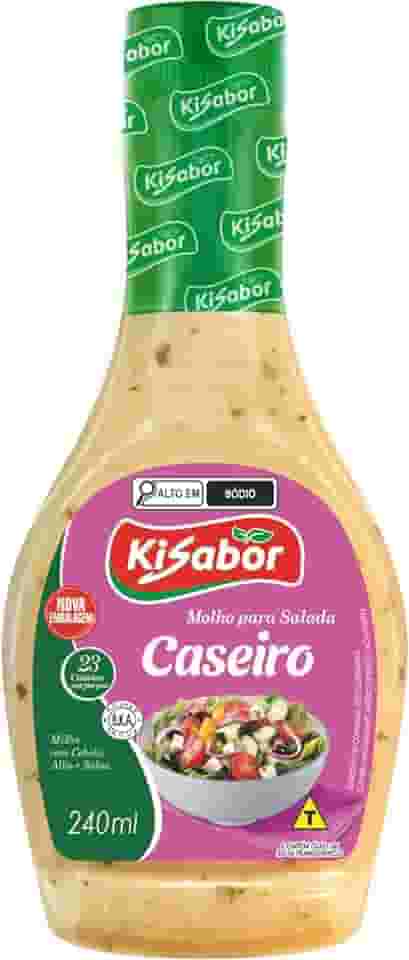 Molho para Salada, Sabor Caseiro, Kisabor, 240 Gramas