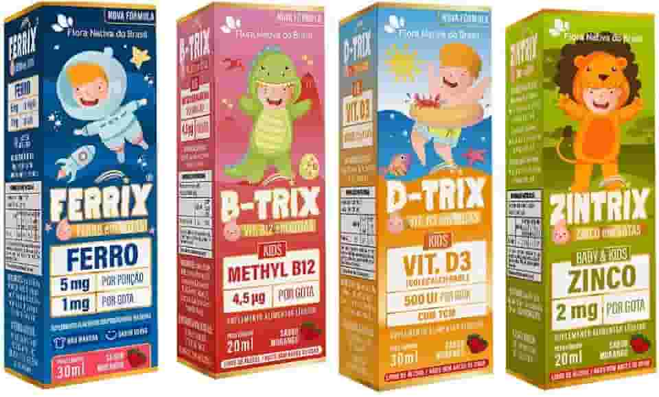 Ferrix + B-Trix + D-Trix + Zintrix - Flora Nativa