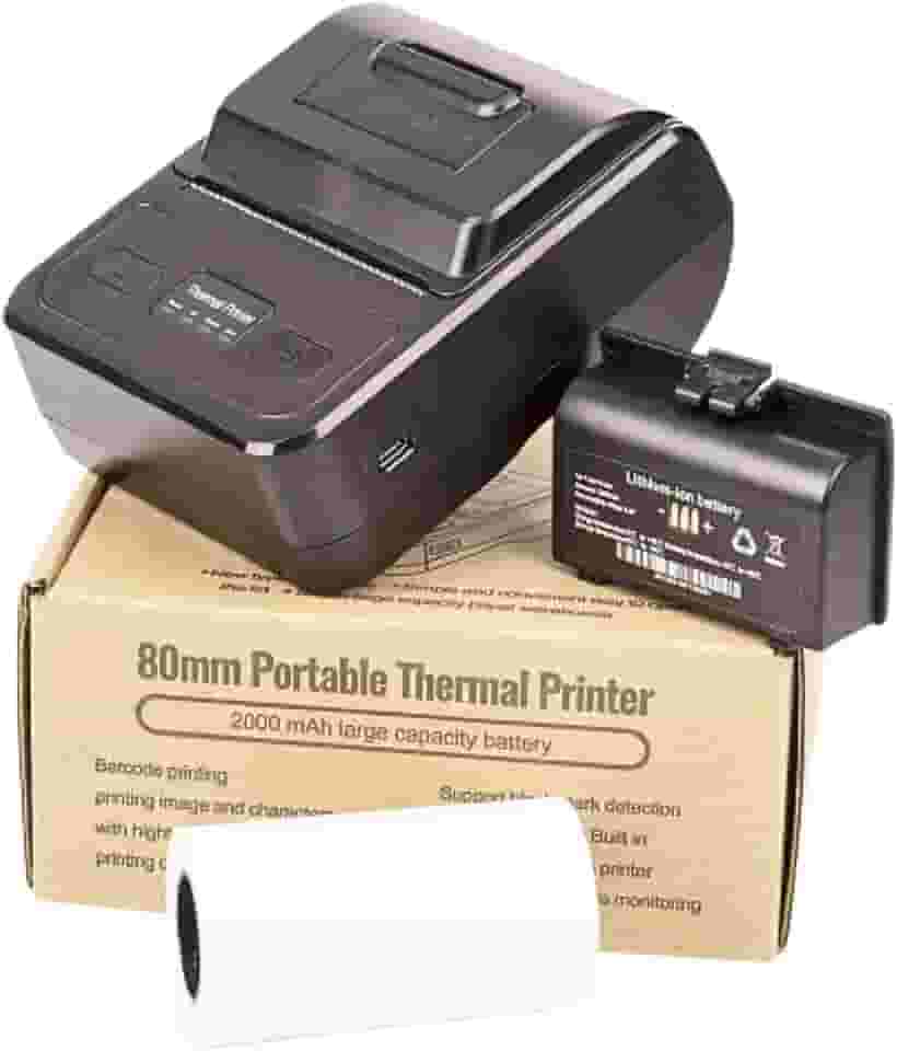 Mini Impressora Termica Portatil de Recibos 80mm Bluetooth Android IOS Goldensky GS-MP80M