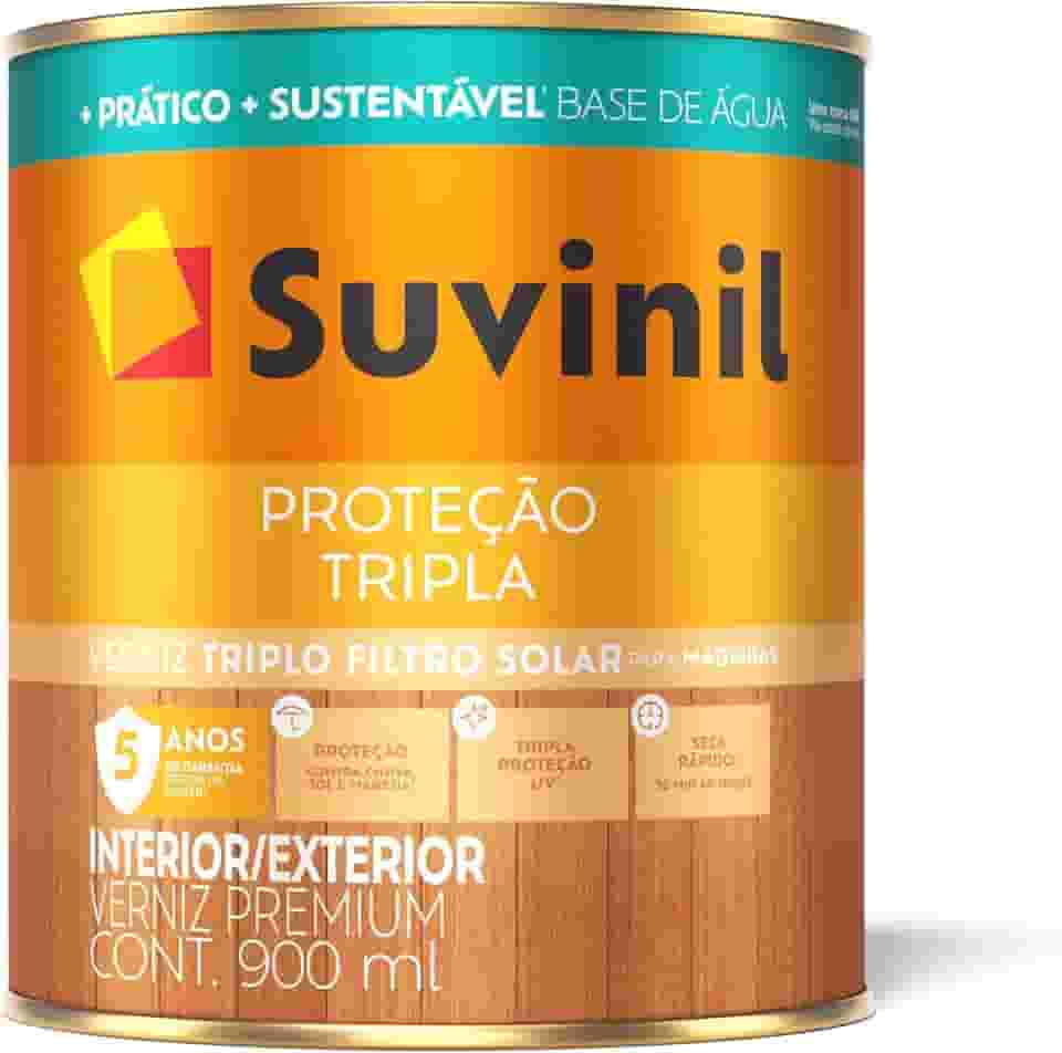Suvinil Verniz Brilho Base Água 0,9 litro Natural