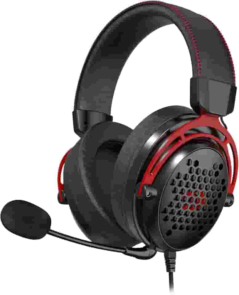 Headset Gamer Redragon Diomedes Preto, Áudio 7.1, Conector 3.5mm - H388