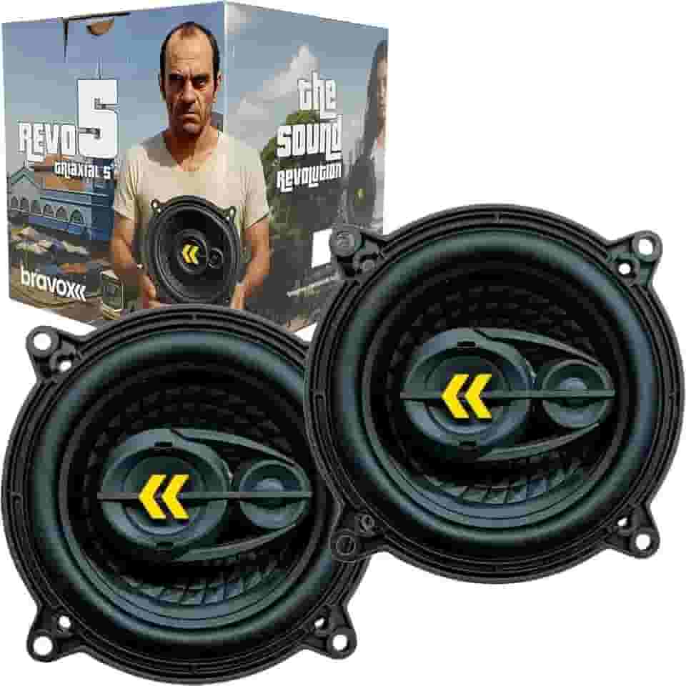 Alto Falante 5" Triaxial Bravox REVO5 140W RMS 4 Ohms O Par