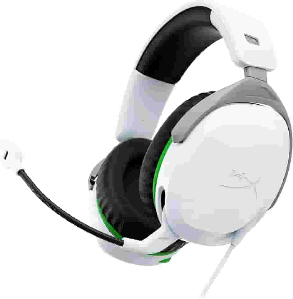 Headset Gamer HyperX CloudX Stinger 2 – para Xbox, Conforto Exclusivo, Suporte de Cabeça Ajustável, Leve, com Espuma Inteligente, Cancelamento Passivo de Ruído, Branco (75X28AA)