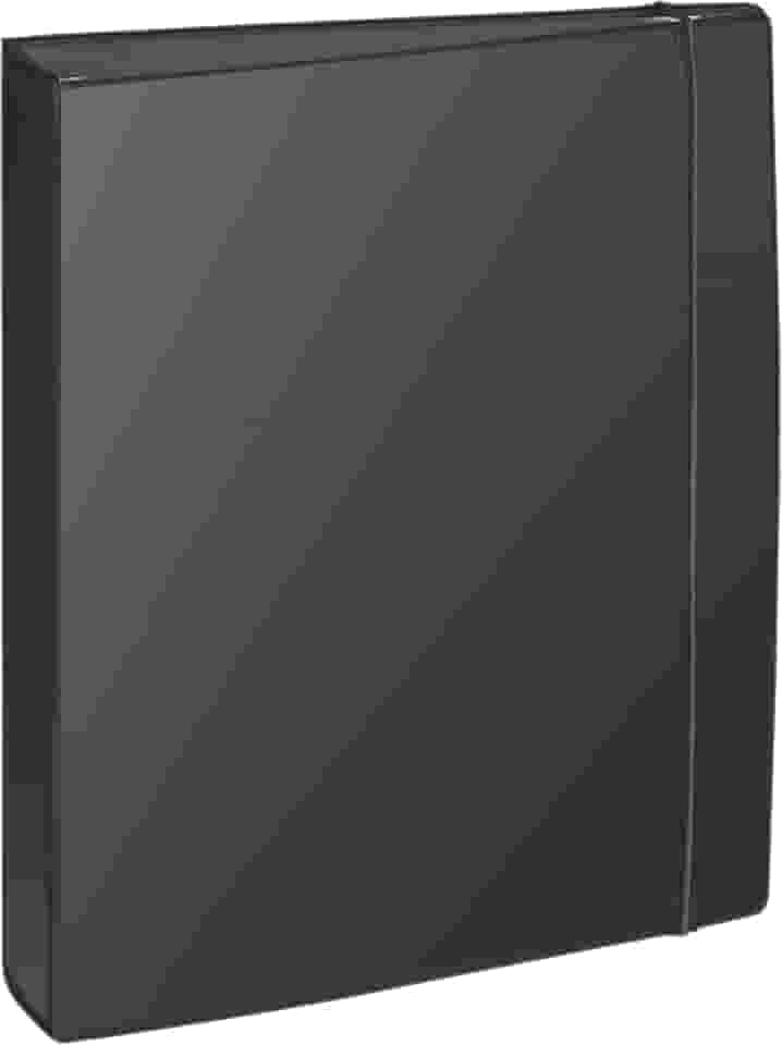 Acrimet Fichário Universitário com 4 Argolas A4, Cor Preto, 804.6