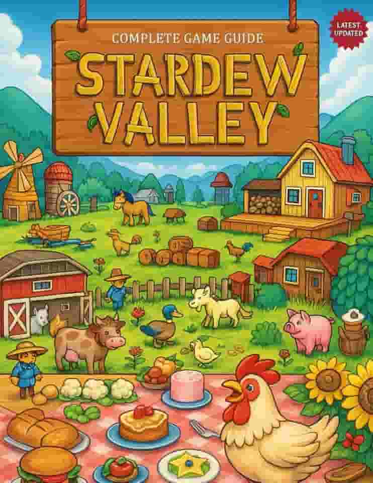 Stardew Valley 2026 ULTIMATE GUIDE (1.6 UPDATED): Complete Official Walkthrough & 100% Mastery with Farming, Ginger Island Secrets, Fishing/Mining/Crafting Tips – Beginner to Pro!