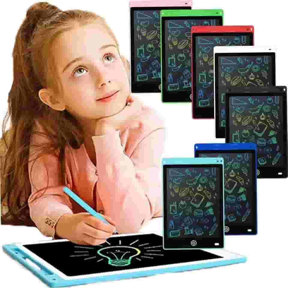 Lousa Tablet Tela Digital Mágica Infantil LCD de 8,5 Polegadas com Caneta para Estudar Escrever e Desenhar (cores sortidas)