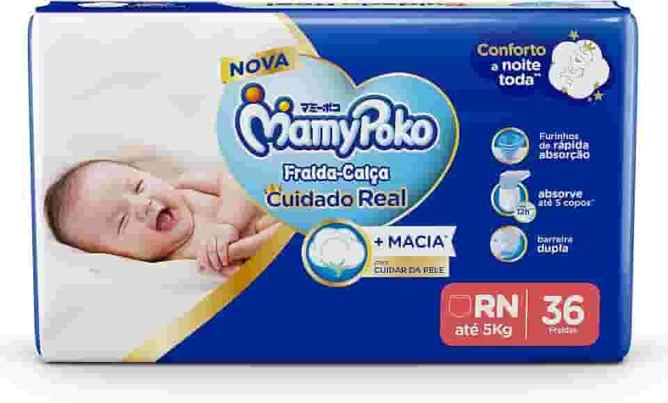 MamyPoko Fralda-Calça Recém-Nascido Jumbo 36 Unidades