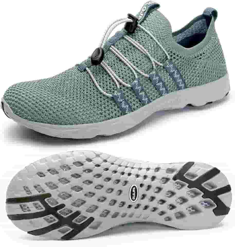 Tênis masculino leve de secagem rápida Aqua Water Tênis esportivo esportivo para caminhada