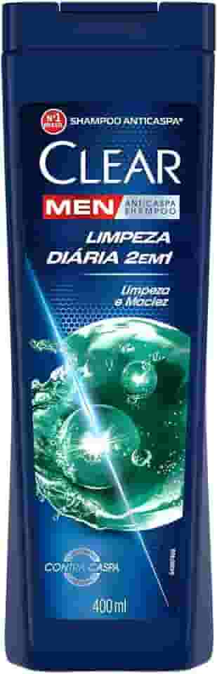 Clear Men Limpeza Diaria 2 Em 1 - Shampoo Anticaspa 400Ml