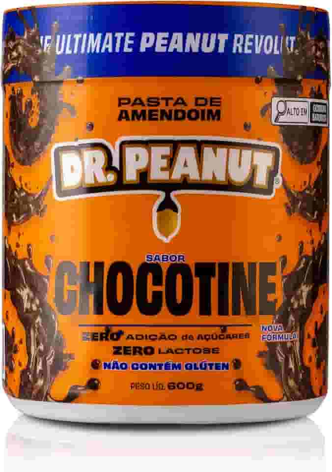 DR. Peanut Pasta de Amendoim Sabor Chocotine, Pote 600g