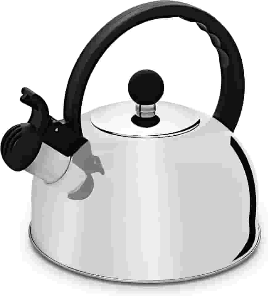 Chaleira Aço Inox 2 Litros com Apito HERCULES, Prata