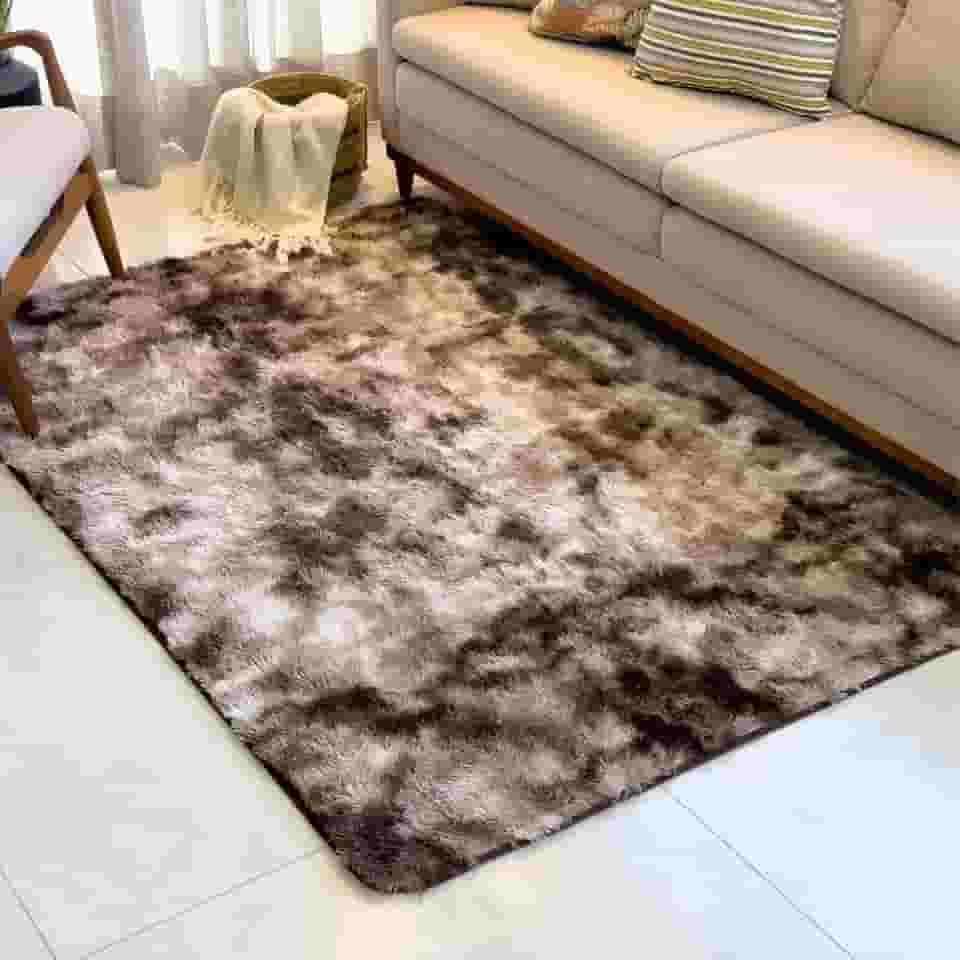 Tapete Peludo 3,00x2,00 Novo Para Sala Quarto Cozinha Felpudo (Marrom Mesclado, 300x200)