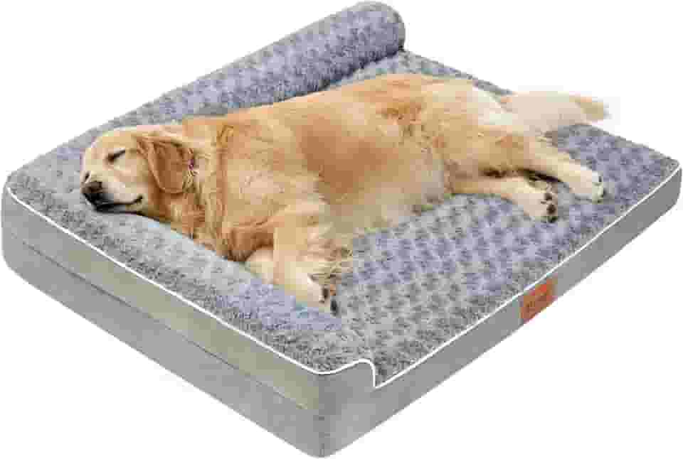 Cama Caminha para Cachorros Pet Grande Luxo 90×70 C/cape Lavável e Veludo de Resistente Espuma De Ortopédica