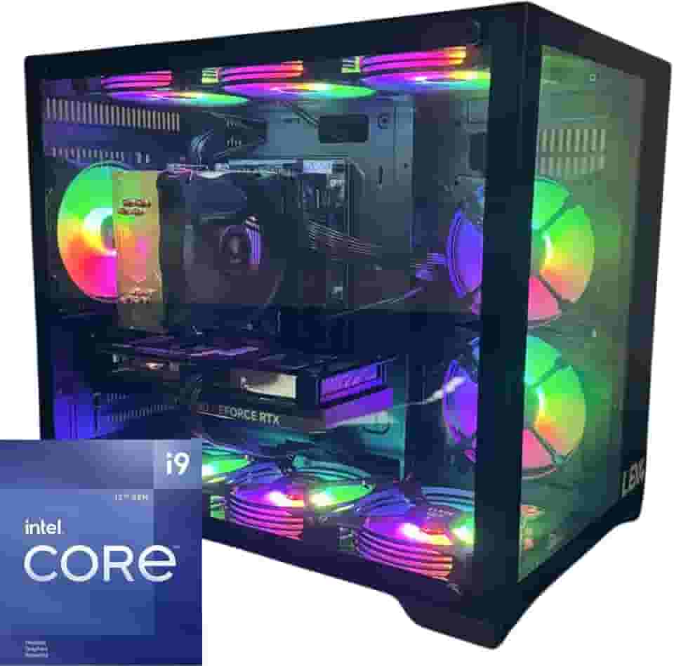 Pc Gamer Aquario Intel Core I9-12900f, Placa mãe H610, 32Gb DDR4, SSD Nvme 1Tb, Fonte 650w 80Plus, Gabinete Aquario com 9 Fans ARGB com controladora - ESCOLHA A PLACA DE VIDEO (RTX 3050 6GB)