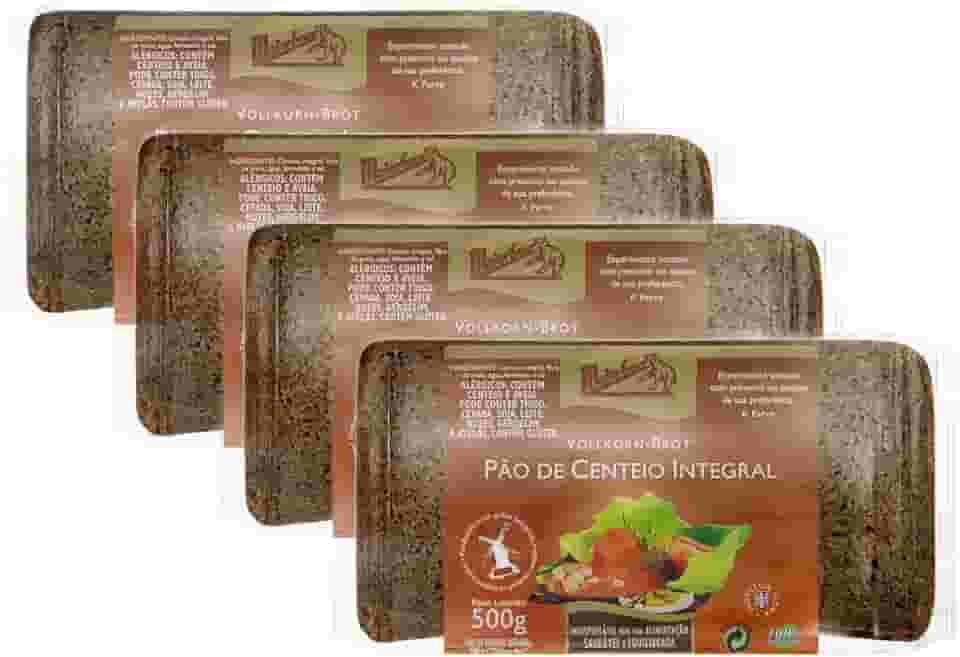 Pão Integral Centeio Meierbaer Pacote 500g ( 4 X 500g )