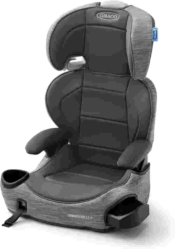 Graco Cadeira Infantil para Carro TurboBooster® 2.0 LX com Sistema LATCH, Gannon, Cinza Mescla