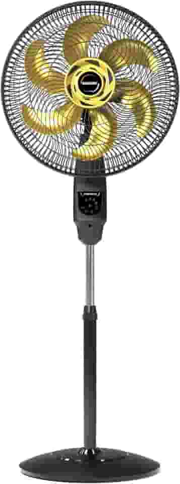 Ventilador de Coluna Mallory Chronos 140W, Silencioso, Com Controle Remoto, Hélice de 6 pás, Auto Desligamento Programável de até 7 Horas- PR – DR - 127V