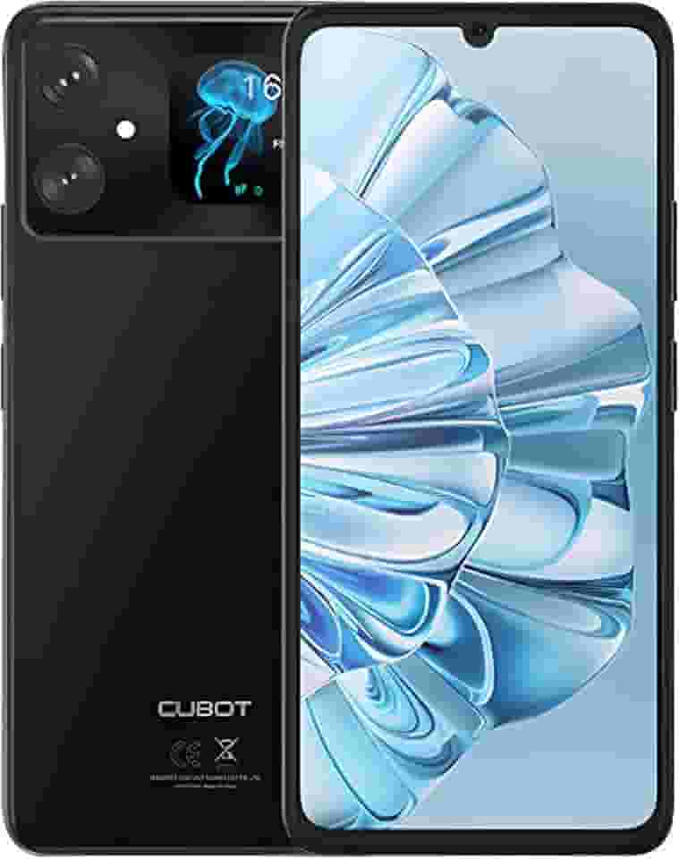 Cubot A20, Smartphone Android 14, 4GB RAM, 128GB, Câmera 48MP, Tela Grande (Preto)