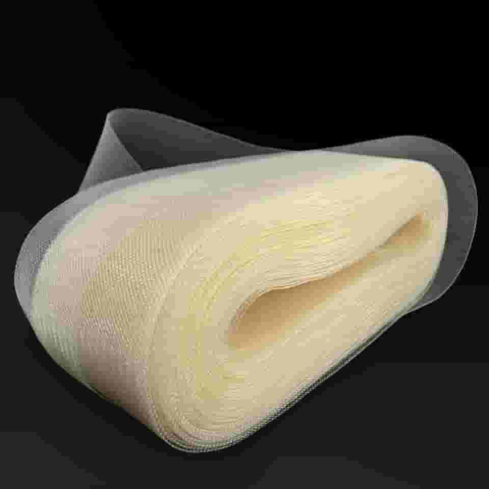 TopTrimming Trança de crina de cavalo rígida de 5 cm (marfim) barbatanas de poliéster para costurar vestidos de noiva, vestidos de dança e acessórios