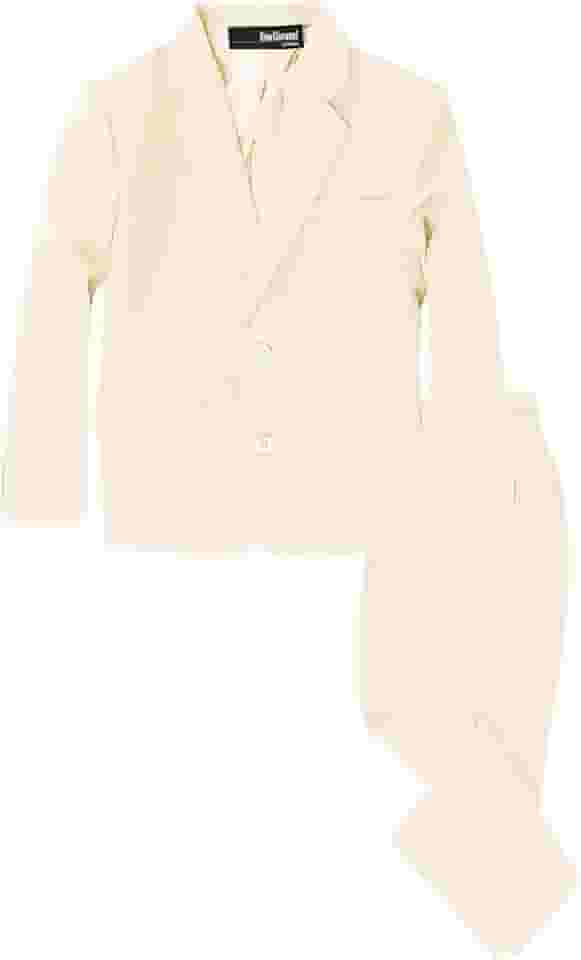 Gino Giovanni Conjunto de 2 peças de terno formal para meninos, Marfim, 12